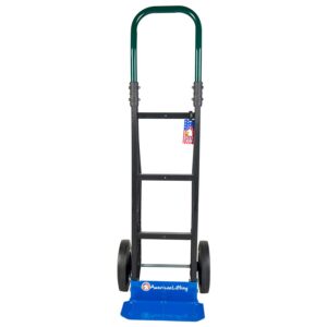 American Lifting 600 lb Capacity Ultra Lightweight Super Strong Nylon Convertible Hand Truck & Dolly Green / Blue