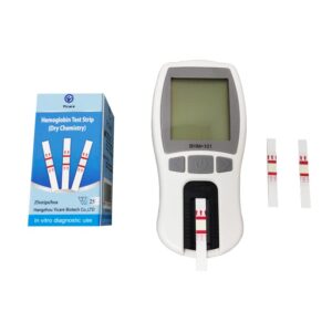 Hemoglobin Meter Hemoglobin Test Meter Hemoglobin Test Kit Hemoglobin Analyzer + 25 Strips