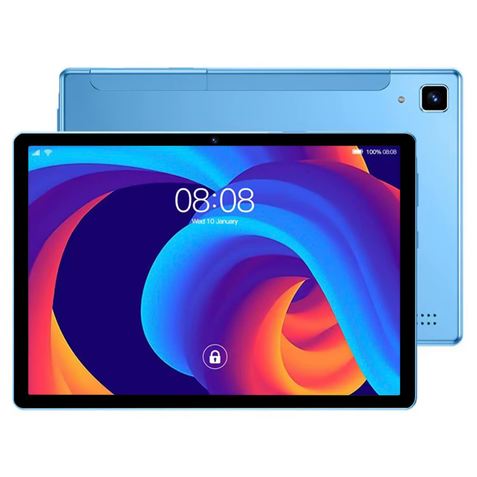 Tablet All-new Fire, 8-inch HD Display Octa-core Processor Android Tablet, 1GB RAM and 16GB ROM, TF Expansion Support Built-in WiFi Blue-tooth GPS Tablet, Dual Camera, 3000 MAH (Blue)