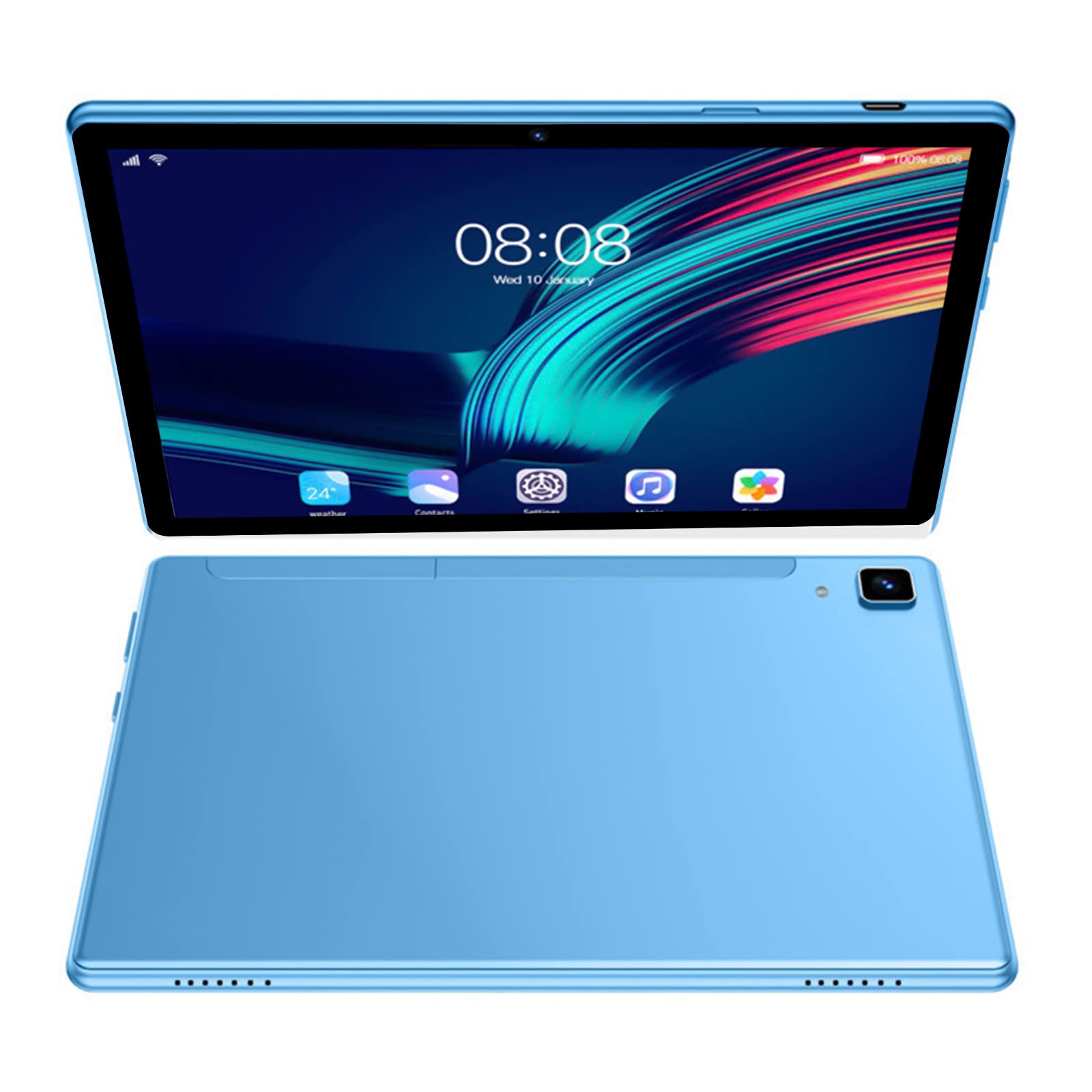 Tablet All-new Fire, 8-inch HD Display Octa-core Processor Android Tablet, 1GB RAM and 16GB ROM, TF Expansion Support Built-in WiFi Blue-tooth GPS Tablet, Dual Camera, 3000 MAH (Blue)