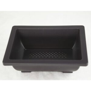 2 Pcs Rectangular Plastic Bonsai training Pot, Succulent Planter 8.5"x 6.5"x 2.75"