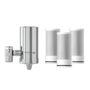waterdrop wd-fc-06 stainless-steel faucet water filter & wd-ff-03a faucet replacement filter