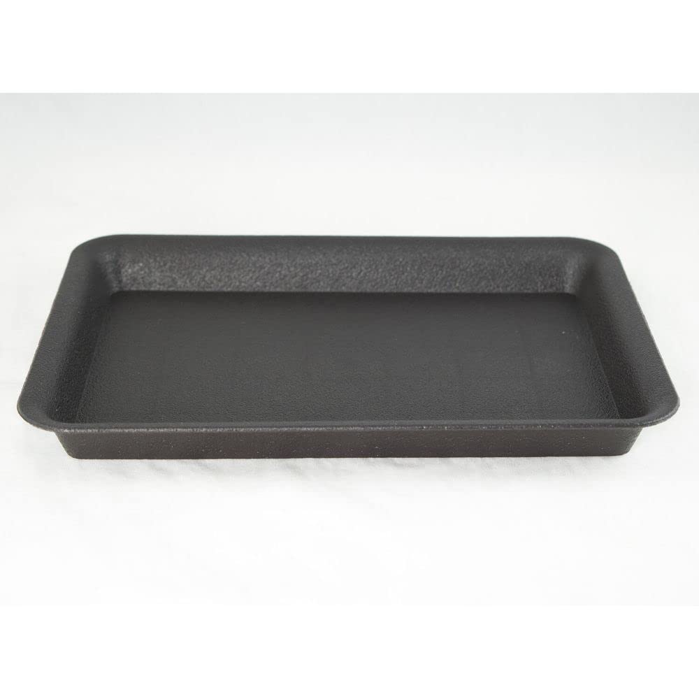 1 Pcs Rectangular Plastic Bonsai Training Pot + Tray Set 10"x 7.5"x 3" - Dark Brown