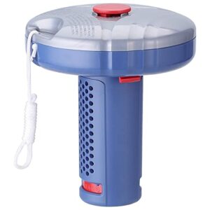 inkbirdplus mini chlorine floater dispenser, chlorine floater 1 inch tablet for chlorine & bromine, for bromine floater hot tub, spa chlorine floater, small pool chlorine floater, 6 flow control