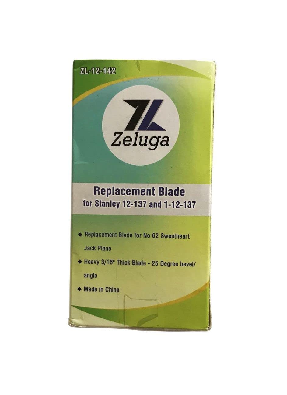 Zeluga 19-142 Replacement Blade for Stanley Jack Plane Model no 12-137 and 1-12-137