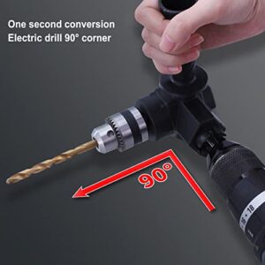 Right Angle Drill Attachment Kit Right Angle Bend Extension Accessory Narrow Space Repair Tool Electric Corner Device for Maintenance Tools