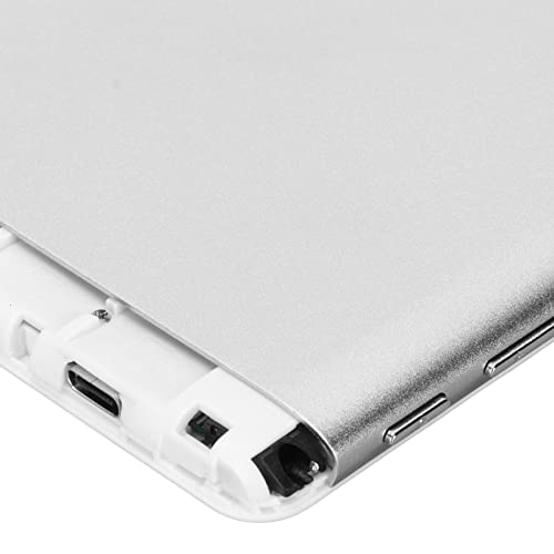 Silver Tablet, HD Tablet IPS Display 13MP Camera 100240V (US Plug)