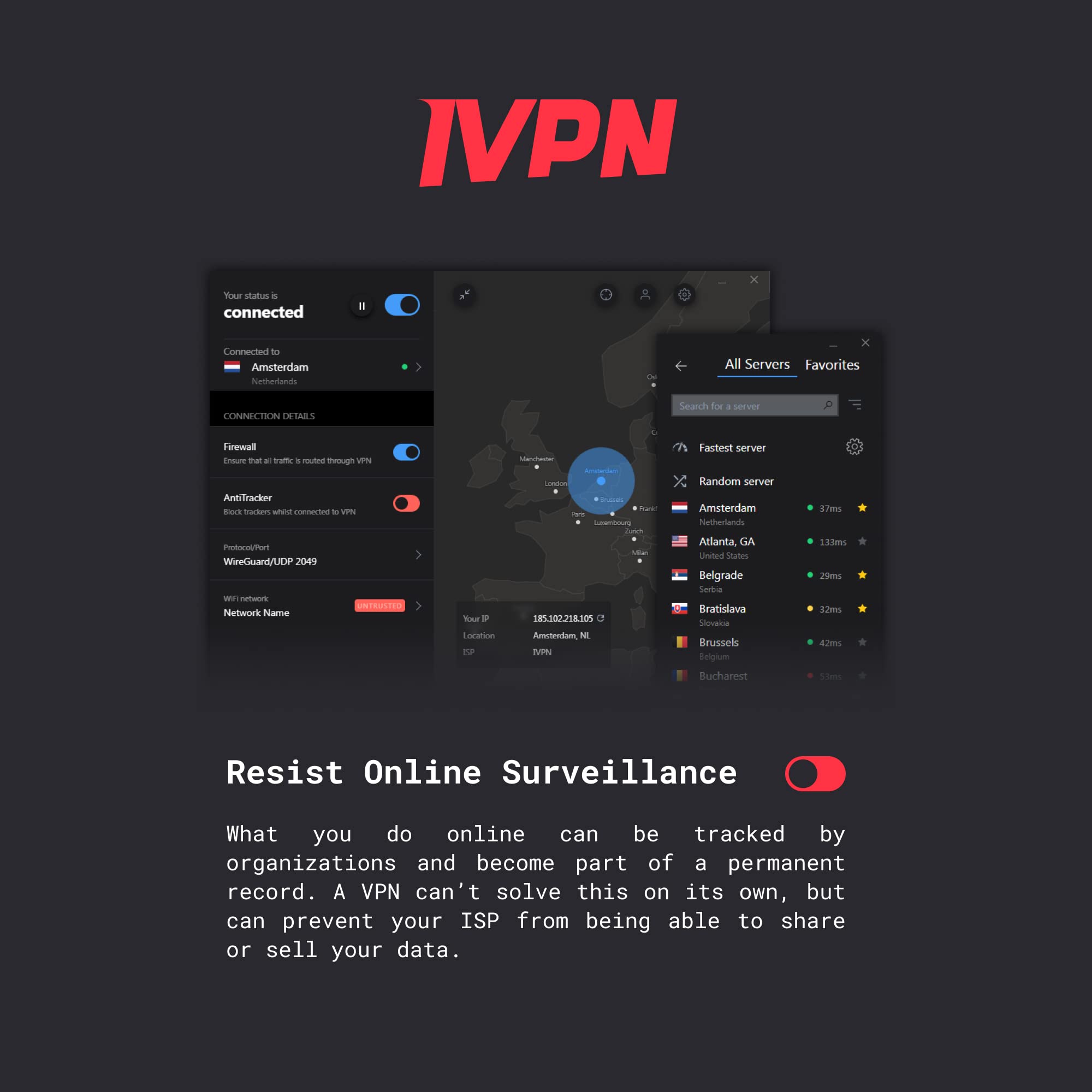 IVPN Privacy Protection | Resist Online Surveillance with Audited, Open-Source VPN Service