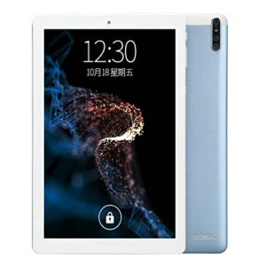 dakr 10.1 inch tablet, tablet pc blue 100240v front 5mp rear 13mp 8 cores 2.5ghz 6gb 128gb for 11.0 for drawing (us plug)