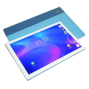 10 Inch Tablet, 1920x1200 Blue Tablet 8GB 256GB 8MP 13MP for Home (US Plug)