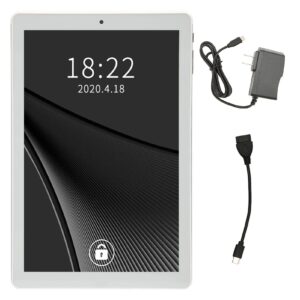 Tablet, Silver for 11 3GB RAM 64GB ROM 10 Inch Tablet Dual Card Dual Standby for School (US Plug)