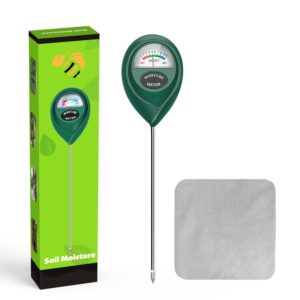 xincere soil moisture meter, portable plant soil test kit indoor outdoor use, hygrometer moisture sensor water meter for potted plants succulents trees lawn farm garden, no battery needed,easy to read