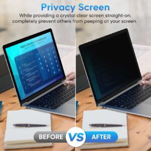 Laptop Privacy Screen 15.6 Inch, Removable 16:9 Aspect Privacy Filter Screen Protector for 15.6 Inch Laptop, Privacy Screen Anti Peeping