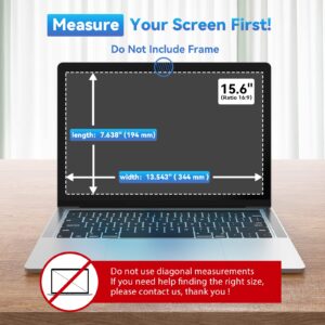 Laptop Privacy Screen 15.6 Inch, Removable 16:9 Aspect Privacy Filter Screen Protector for 15.6 Inch Laptop, Privacy Screen Anti Peeping