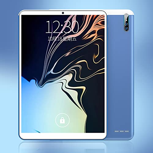 10.1 Inch Tablet for Android 11 Blue,8 Cores 2.5GHZ CPU,6GB RAM 128GB ROM,13MP Dual Camera,1960x1080 IPS HD Display,Dual Band WiFi,Supports Dual SIM Cards,BT 5.0(US)