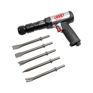 ingersoll rand 135maxk air hammer kit, includes 5-peice chisel set, 2600 bpm, 3" stroke, 3/4" bore diameter, large