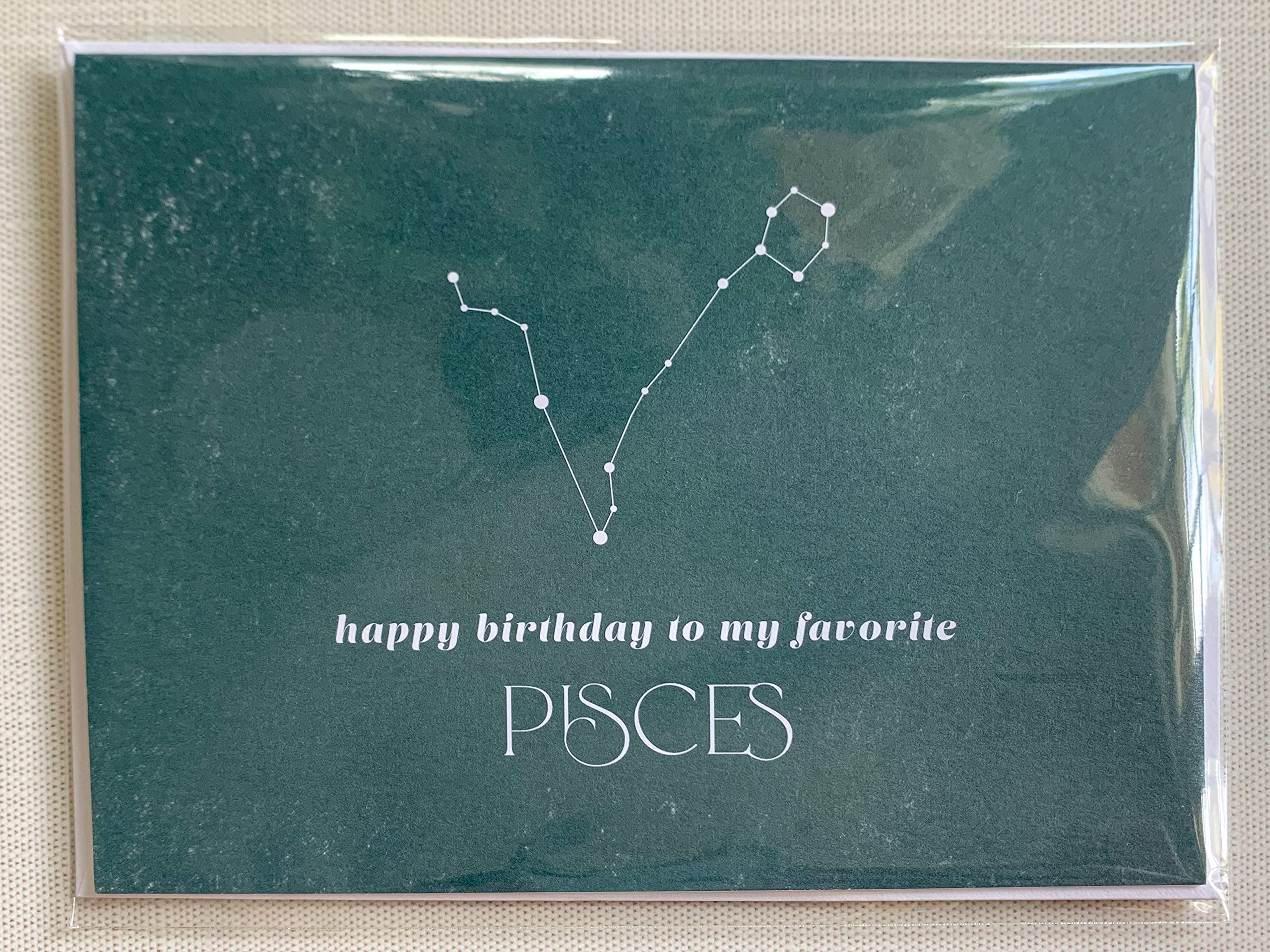 Happy Birthday to My Favorite Pisces || Zodiac Birthday Card