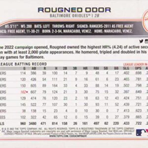 2022 Topps Update #US152 Rougned Odor NM-MT Baltimore Orioles Baseball