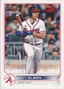 2022 topps update #us2 matt olson nm-mt atlanta braves baseball