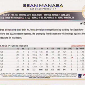 2022 Topps Update #US48 Sean Manaea NM-MT San Diego Padres Baseball