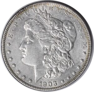 1903 p morgan dollar uncertified au