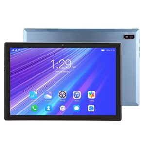 g18 10in tablet, mt6750 8 cores for android11 4g talkable tablet 6gb 128gb, with 2560x1600 ips display, dual card dual standby, dual bnad, dual camera, 1080p tablet pc for reading, videos(blue)