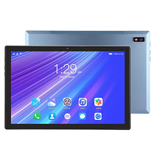 G18 10In Tablet, MT6750 8 Cores for Android11 4G Talkable Tablet 6GB 128GB, with 2560x1600 IPS Display, Dual Card Dual Standby, Dual Bnad, Dual Camera, 1080P Tablet PC for Reading, Videos(Blue)