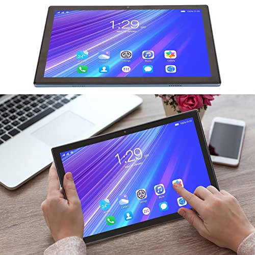 G18 10In Tablet, MT6750 8 Cores for Android11 4G Talkable Tablet 6GB 128GB, with 2560x1600 IPS Display, Dual Card Dual Standby, Dual Bnad, Dual Camera, 1080P Tablet PC for Reading, Videos(Blue)