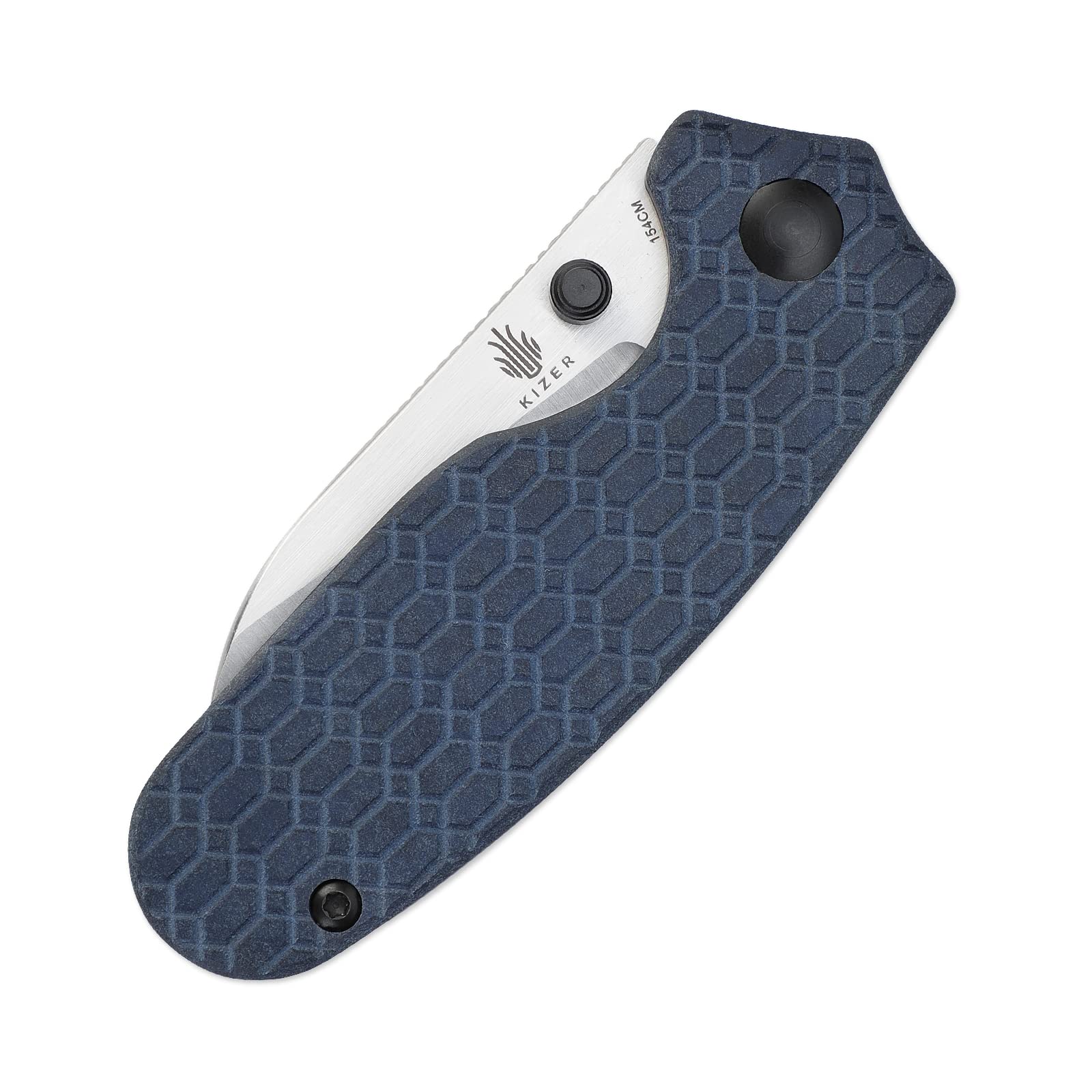 Kizer Towser S Folding Knife 2.83 Inches 154CM Steel Blue Richlite Handle Pocket Knife Camping Tools V3593SC1