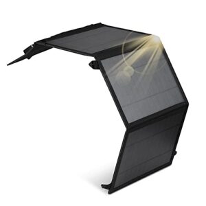 sunyima 21w portable solar panel folding foldable solar panels with 5v dc usb port for phone battery charge