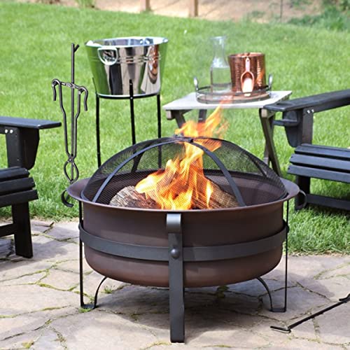 Fire Poker and Tong Set, Fire Pit Tools for Outside