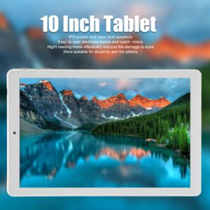 Zopsc 10in Tablet for 11 3G WiFi HD IPS Dual Band Tablet 8 Core 3 64GRAM 8MP 13MP Three Card Slots MT6592 6000mah Silver