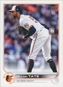 2022 topps update #us25 dillon tate nm-mt baltimore orioles baseball