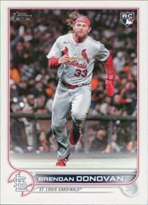 2022 topps update #us150 brendan donovan nm-mt rc rookie st. louis cardinals baseball