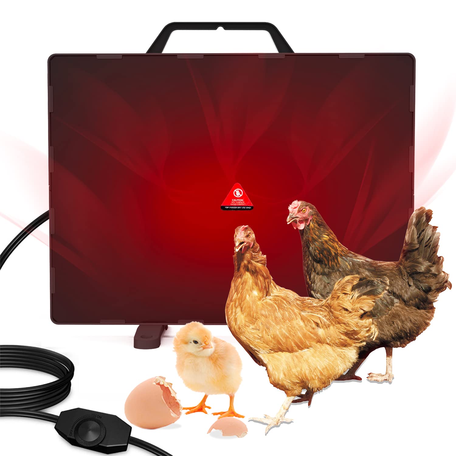 Chicken Coop Heater 140 Watts Safer Than Brooder Lamps