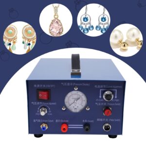 Jewelry Pulse Argon Spot Welder,Automatic Jewelry Spot Welder 800W Portable Pulse Sparkle Jewelry Welder for Gold Silver Platinum with Foot Pedal (style 1)