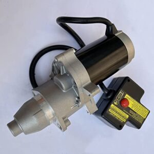 jq170-2 starter motor 120v 14t compatible with storm force lct 291cc snow blower ohv gas engine 2021 and later