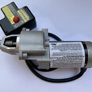 JQ170-2 Starter Motor 120V 14T Compatible with Storm Force LCT 291cc Snow Blower OHV Gas Engine 2021 and Later