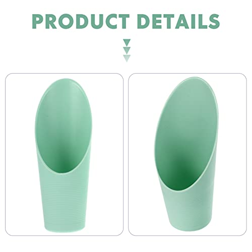 Yardwe 6pcs Barrel Shovel Garden Soil Shovels Vegetables Planting Shovel Small Mini Potting Scoop Flower Shovel Plastic Planter Pot Portable Garden Soil Scoops Flowers Bonsai Child