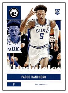 paolo banchero rc 2022-23 panini chronicles draft picks #2 rookie nm+-mt+ nba basketball
