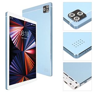 doder Tablet PC, 8000mAh 10.1 Inch Tablet Blue 100240V 1080x1920 HD for 11.0 for Reading (US Plug)