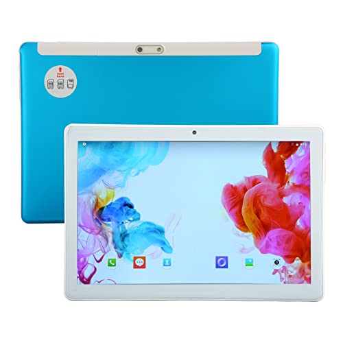 doder Phone Tablet, 4GB RAM Blue 10.1 Inch 4G LTE Tablet for Travel (US Plug)