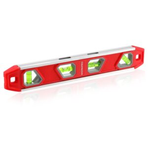 WORKPRO 12 Inch Magnetic Torpedo Level + 10 Inch Torpedo Level