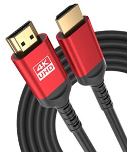alleasa 4k long hdmi cable 40 ft 12m, 40ft hdmi cable in-wall cl3 rated(hdr10 8/10bit 18gbps hdcp2.2 arc) high speed 40' hdmi cable compatible with roku tv/laptop/pc/hdtv/console