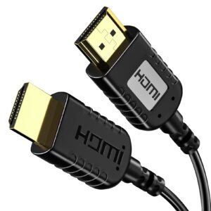 8k hdmi 2.1 cable, 6.6ft ultra high speed hdmi cord supports 48gbps 4k@120hz/144hz compatible with xbox x/s, ps4 pro, ps6, soundbar, apple tv, samsung/lg oled tv, laptop, monitor/roku ultra