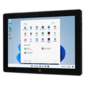 Fusion5 10" Windows 11 FWIN232 PRO N4120 Intel Quad-Core Ultra Slim Windows Tablet PC - 6GB RAM, 128GB Storage, 1920x1200 FHD Display, USB 3.0, Micro HDMI, 5MP & 2MP Cameras, Expandable M.2 Storage