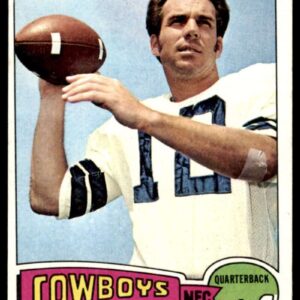 Football NFL 1975 Topps #145 Roger Staubach Cowboys