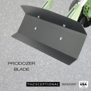 Easy Doze-It 42" SnoDozer Dynamix Grip | Rolling Snow Shovel on Wheels | Barn Agriculture Dozer Scraping | Made in USA by Vertex | Model EX988.42
