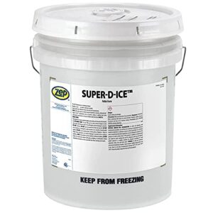 Zep Super Ice Melt All-Temperature Ice Melt - 1 Pail (149433) - for Industrial and Business USE ONLY - Works Quickly and Effectively in Dissolving ice and Packed Snow