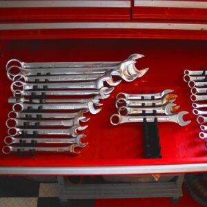 Wrench Organizer for Tool Drawer Storage- Modular Widget Design, Wrench Rack for Tool Box (SET OF 4)